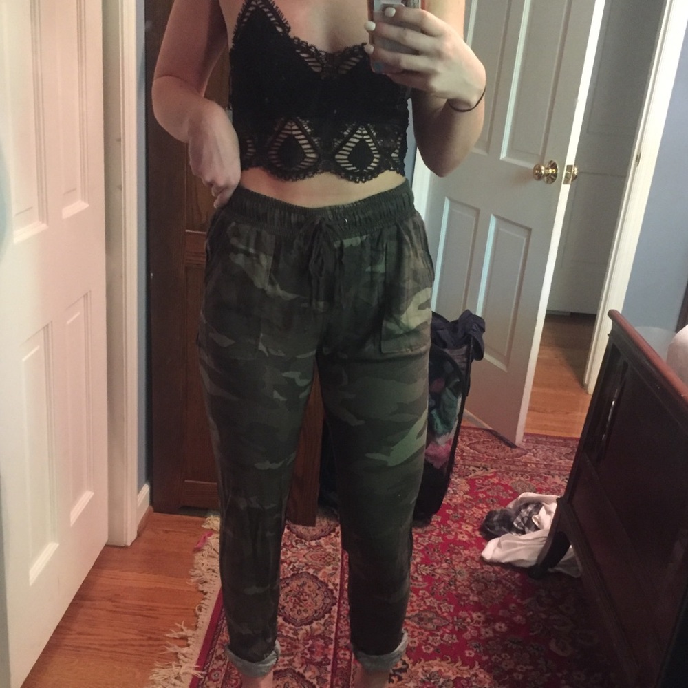 Rewash camo joggers